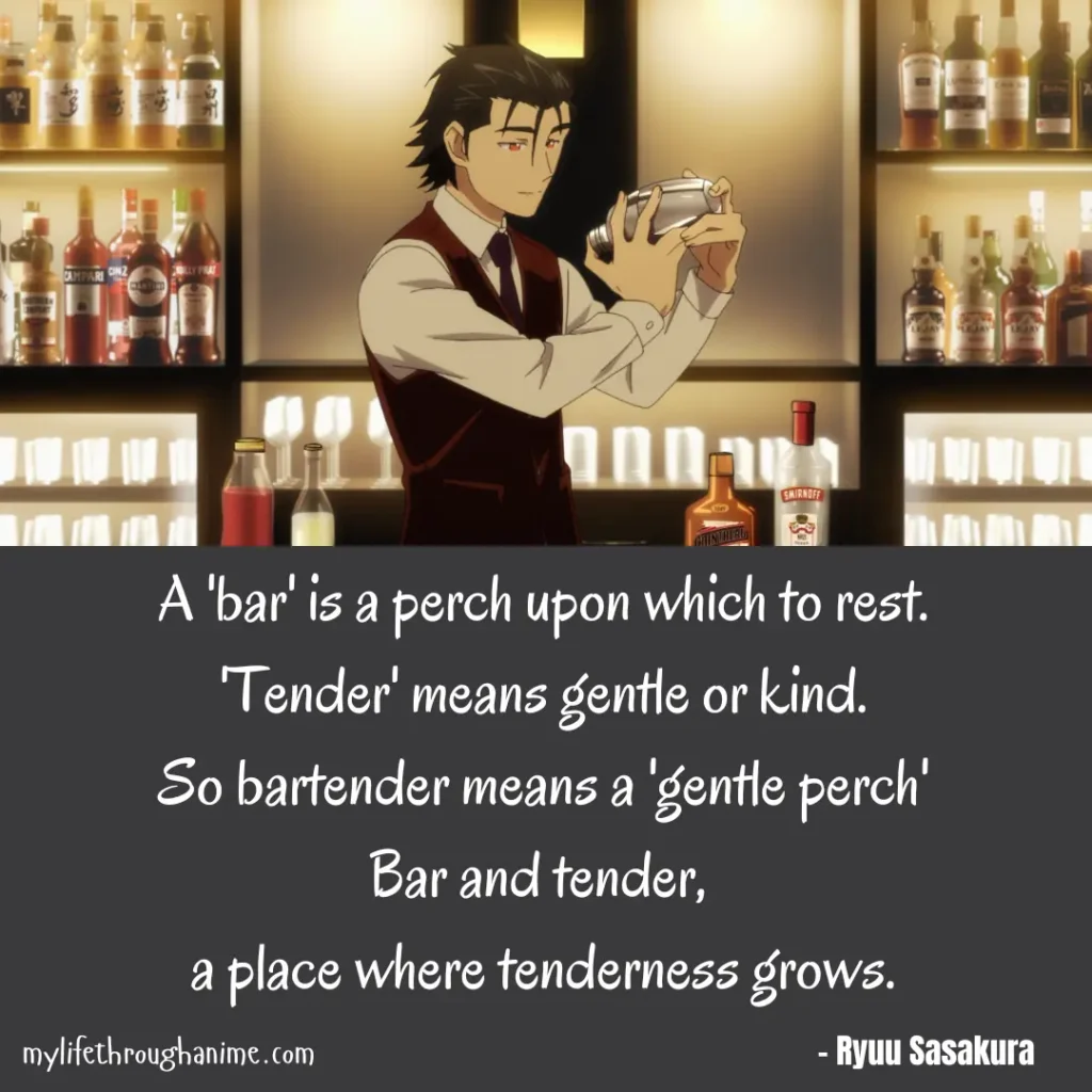 Do you know the meaning of the word 'bartender'?