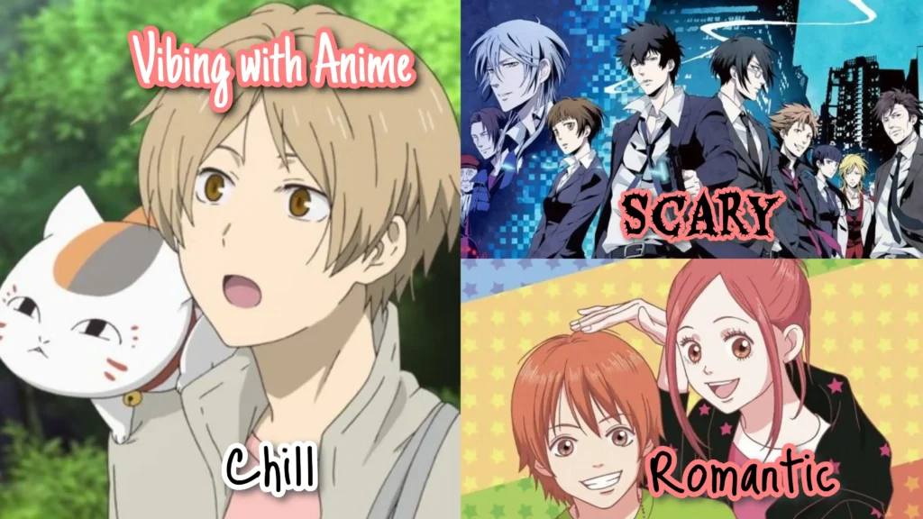 Anime Recommendations by Mood: Romantic, Scary & Chill